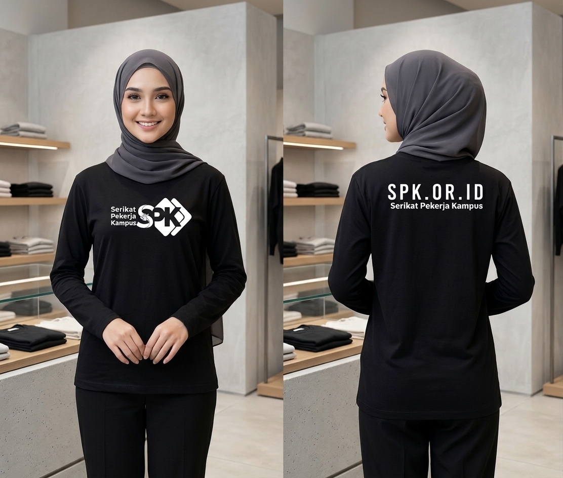 Kaos Official Serikat Pekerja Kampus (Lengan Panjang Unisex)